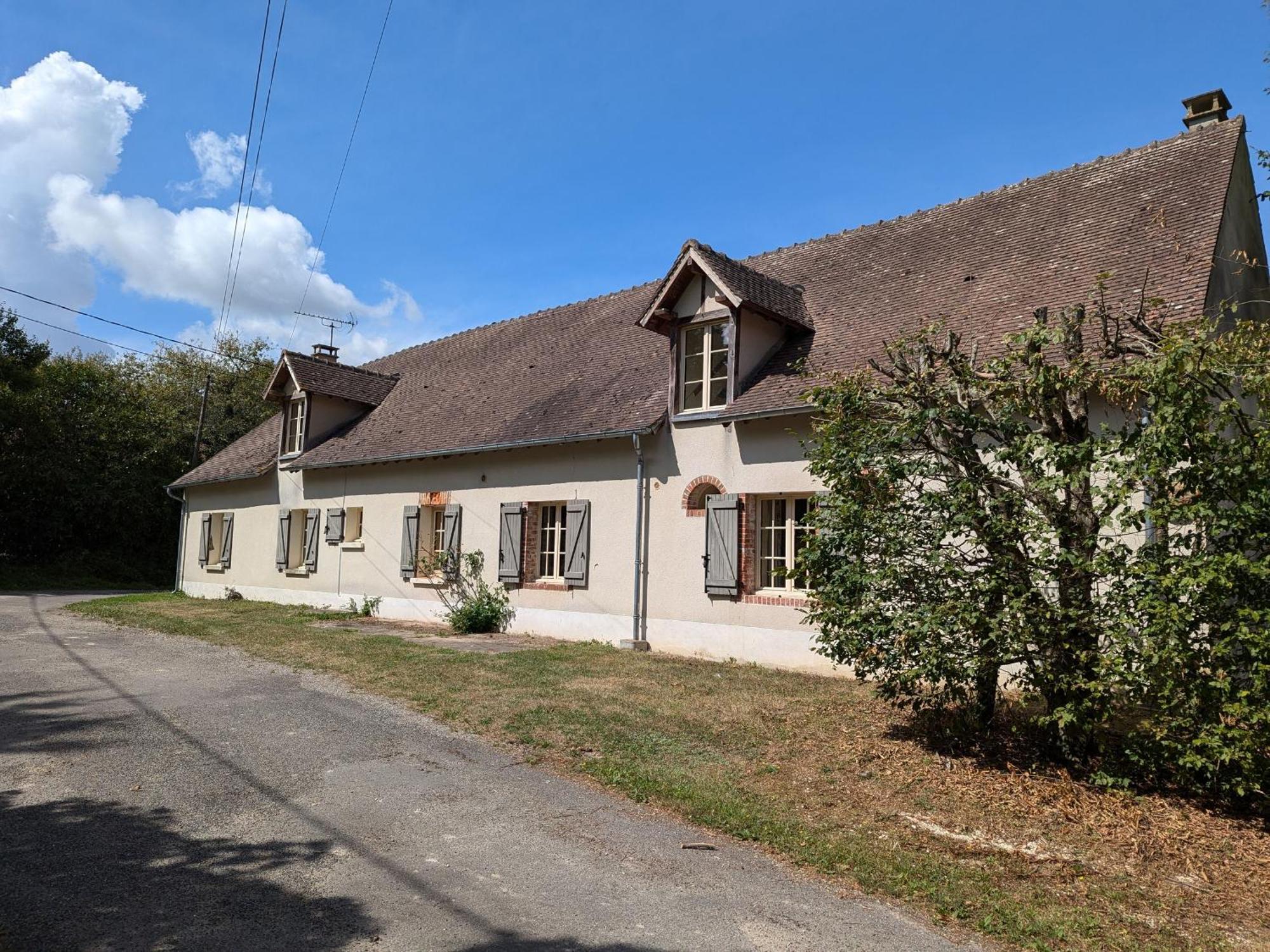 Vila Ferme Renovee En Sologne Avec Cheminee, Fibre Et Jardin, Proche De Gien Et Sancerre - Fr-1-590-81 Coullons Exteriér fotografie